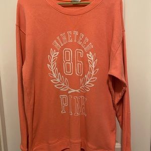 Victorias Secret Pink Crew Neck Sweatshirt